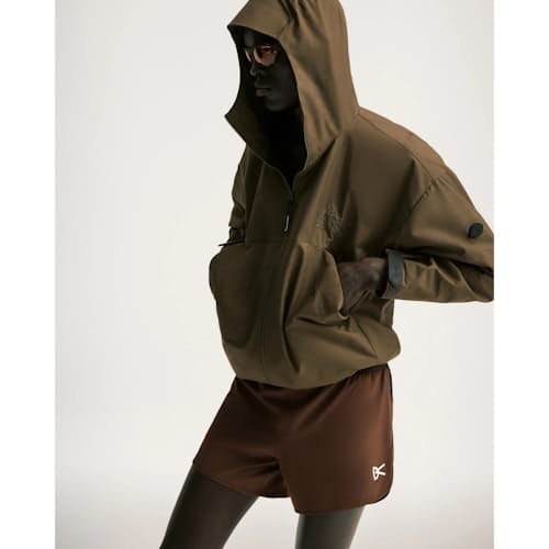 lifestyle image of DWR Hiking Jacket
