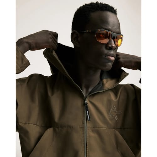 lifestyle image of DWR Hiking Jacket