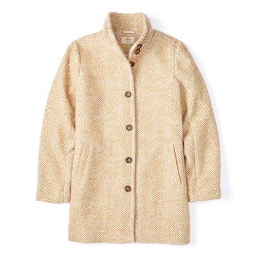 laydown image of Women's Stephanie Cocoon Coat