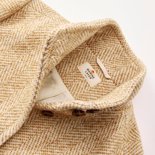 laydown detail image of Women's Stephanie Cocoon Coat