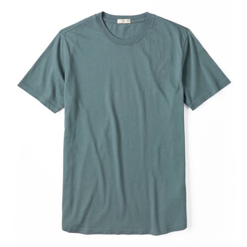 laydown image of The Vintage Soft Wash Curved Hem T-Shirt