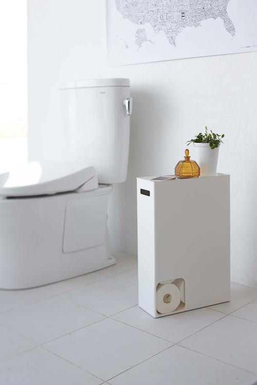 lifestyle image of Toilet Paper Stocker