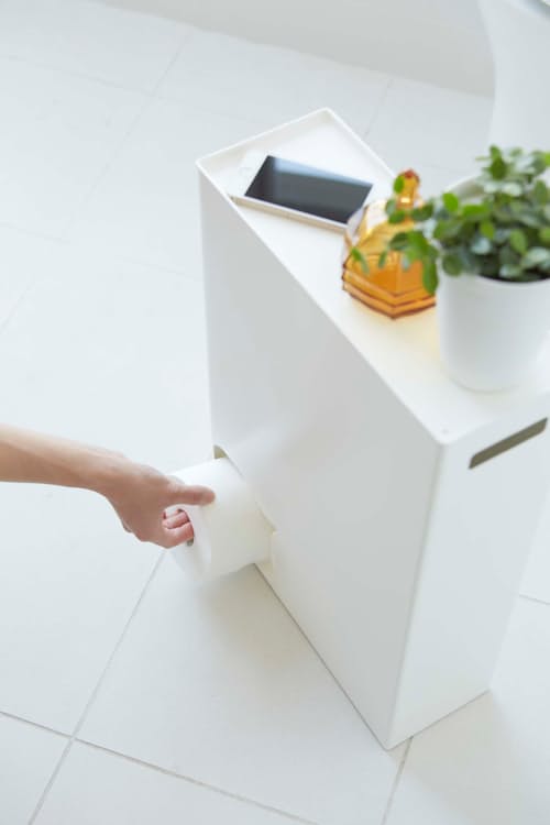 lifestyle image of Toilet Paper Stocker