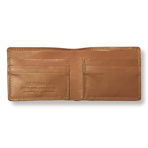 laydown image of Bridle Leather Bi-fold Wallet