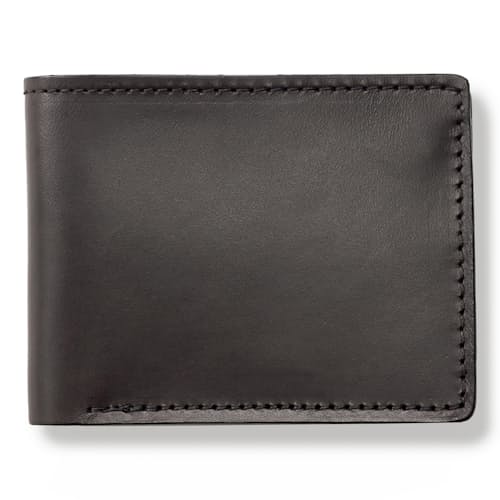 laydown image of Bridle Leather Bi-fold Wallet