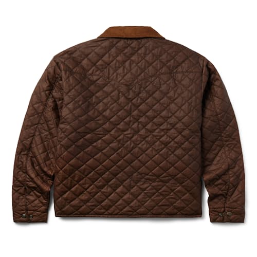 laydown image of Rangewax Blacktail Quilted Jacket