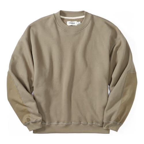 laydown image of Vintage Wash Patch Crewneck