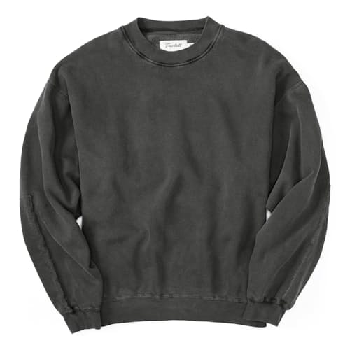 laydown image of Vintage Wash Patch Crewneck