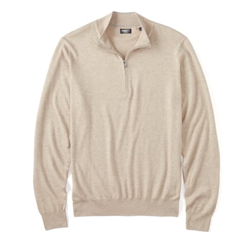 laydown image of Movement Quarter Zip Sweater