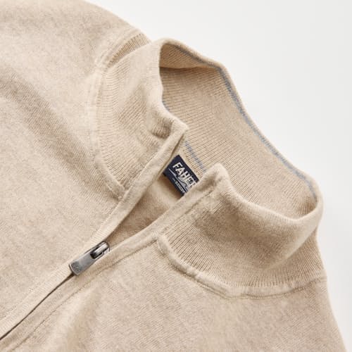 laydown detail image of Movement Quarter Zip Sweater