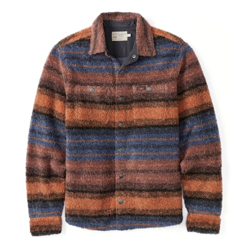 laydown image of Range Fleece Shirt Jacket