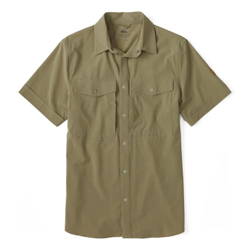 laydown image of Abisko Trekking Short Sleeve Shirt