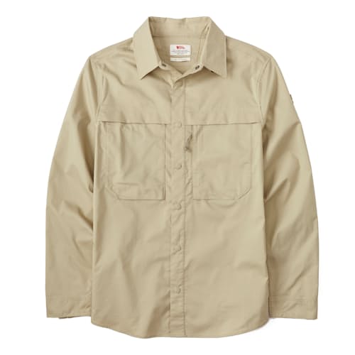 laydown image of Abisko Trail Shirt Long Sleeve Shirt