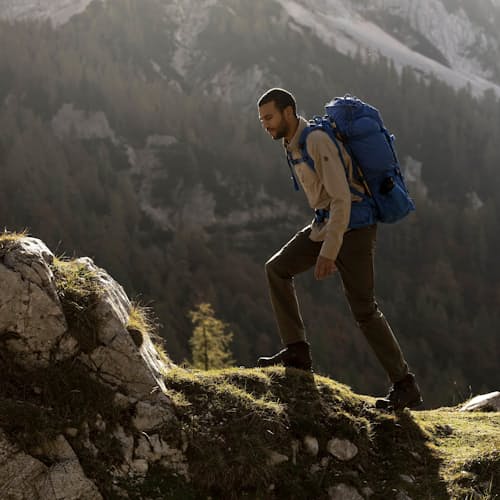 lifestyle image of Abisko Trail Shirt Long Sleeve Shirt
