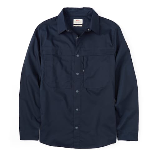 laydown image of Abisko Trail Shirt Long Sleeve Shirt