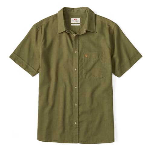 laydown image of Ovik Travel Short Sleeve Shirt