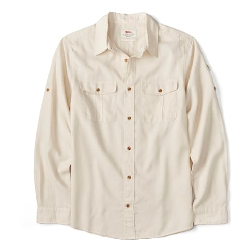 laydown image of Ovik Travel Long Sleeve Shirt