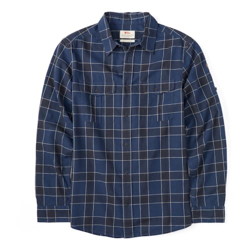 laydown image of Ovik Travel Long Sleeve Shirt