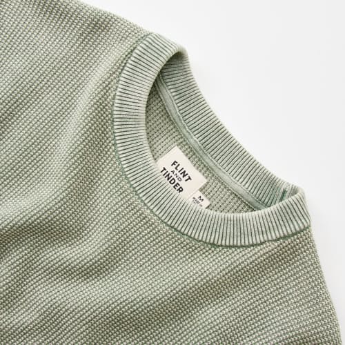 laydown detail image of Lightweight Garment Dyed Crewneck Sweater