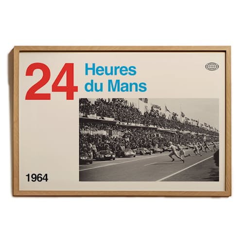 laydown image of 24 Hours of Le Mans Print