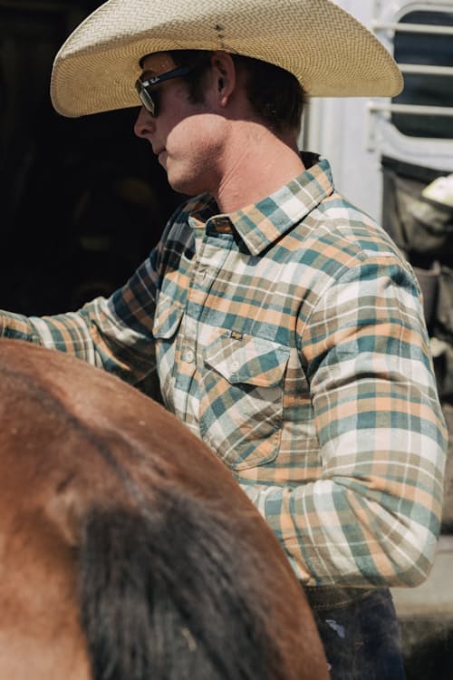 lifestyle image of Calico Flannel