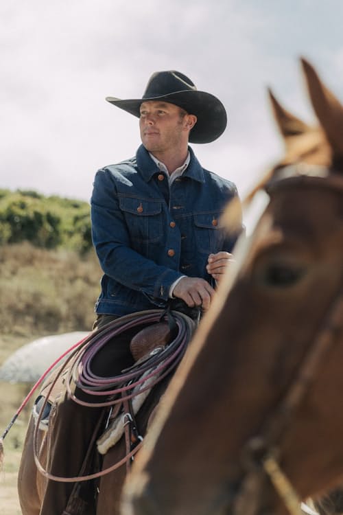 lifestyle image of Freewheelin' Denim Jacket