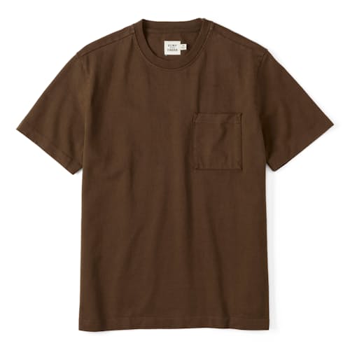 laydown image of American Heavyweight Pocket T-Shirt