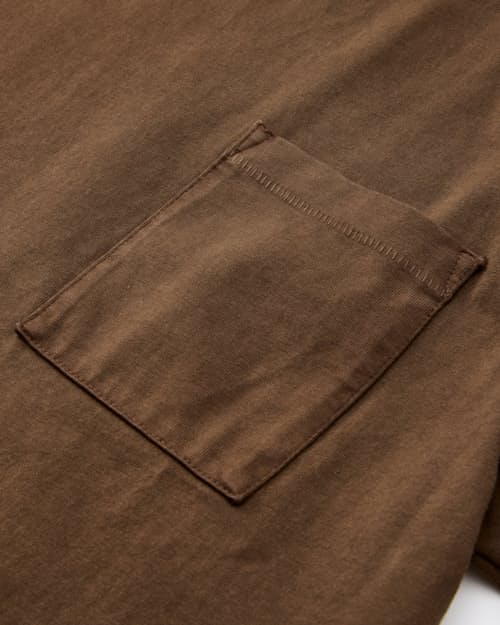 laydown detail image of American Heavyweight Pocket T-Shirt