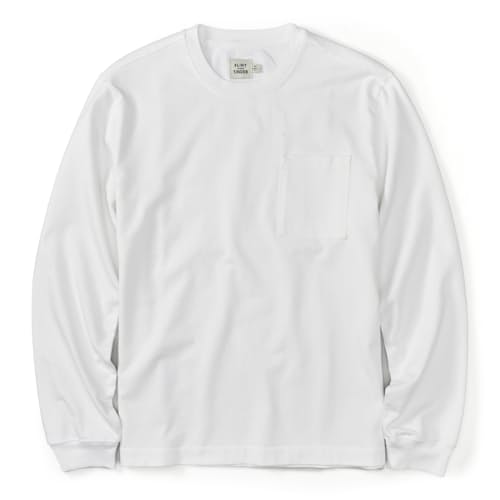 laydown image of American Heavyweight Long Sleeve T-Shirt