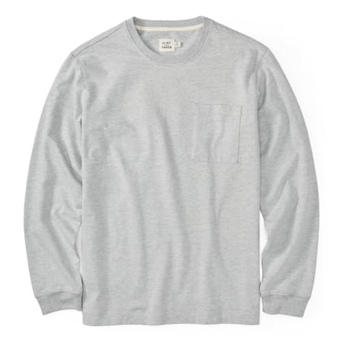 laydown image of American Heavyweight Long Sleeve T-Shirt