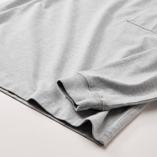 laydown detail image of American Heavyweight Long Sleeve T-Shirt