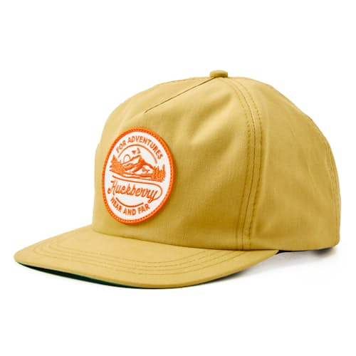 laydown image of Mountain Snapback Hat