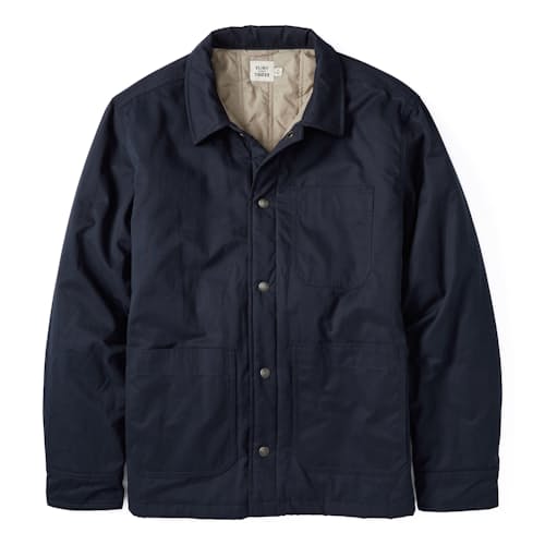 laydown image of Quilted Chore Coat