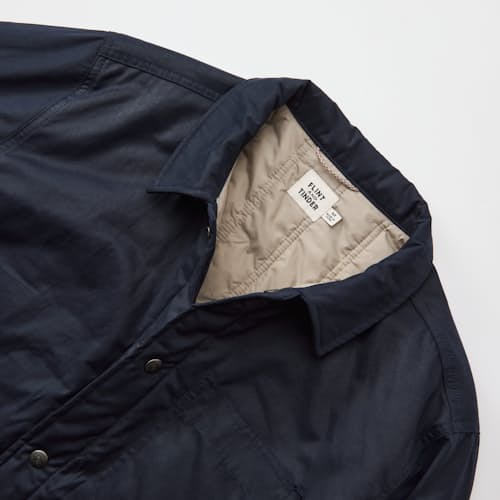 laydown detail image of Quilted Chore Coat
