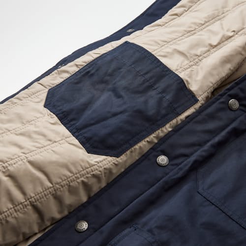 laydown detail image of Quilted Chore Coat