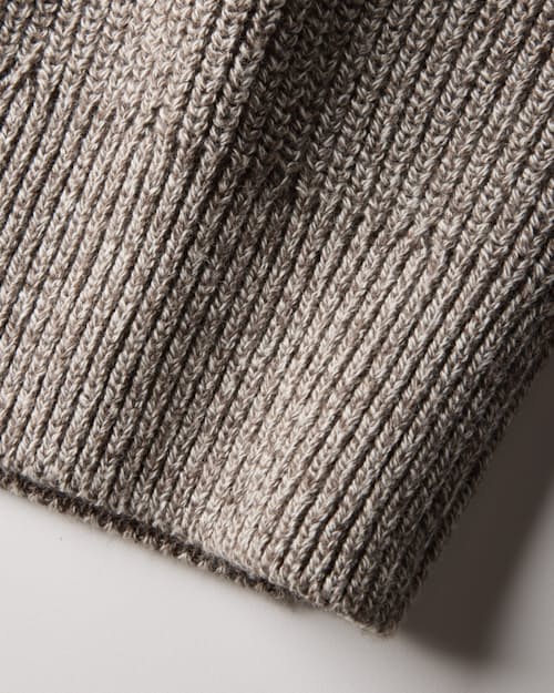 laydown detail image of Bolinas Cotton Johnny Collar Sweater Polo