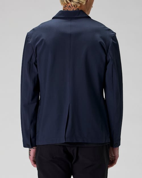 on model image of 72-Hour Merino Blazer