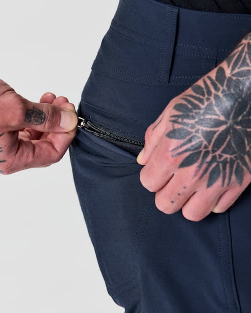 on model image of 72-Hour Merino Pant - HB Athletic Tapered