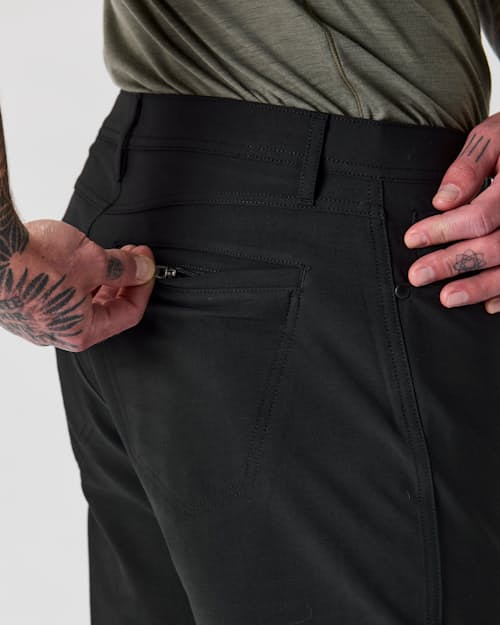 on model image of 72-Hour Merino Pant - HB Straight