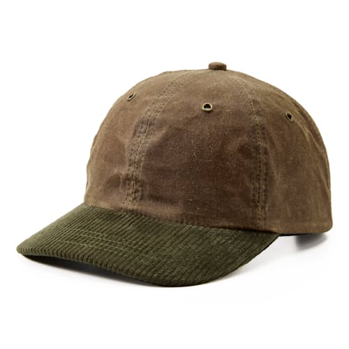 laydown image of Waxed Canvas & Corduroy Hat