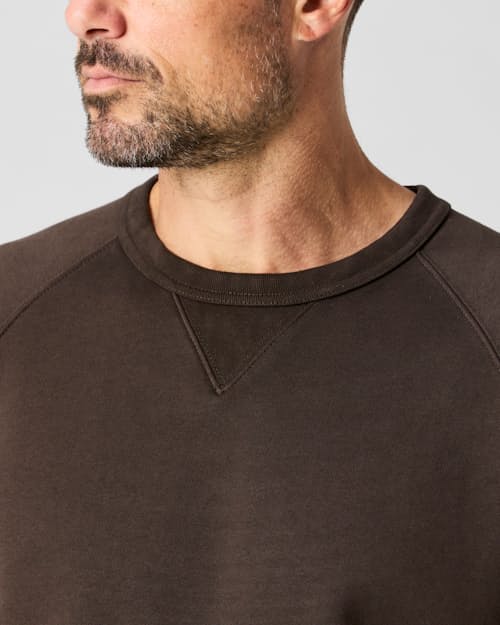 lifestyle image of Midweight Terry Crewneck Sweatshirt