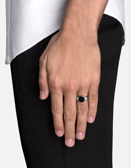 on model image of Olympus Signet Ring