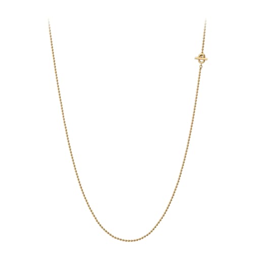 laydown image of 1.5mm Orb Chain Necklace