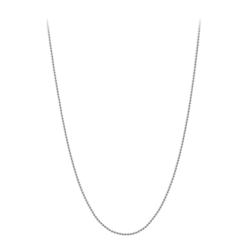 laydown image of 1.5mm Orb Chain Necklace