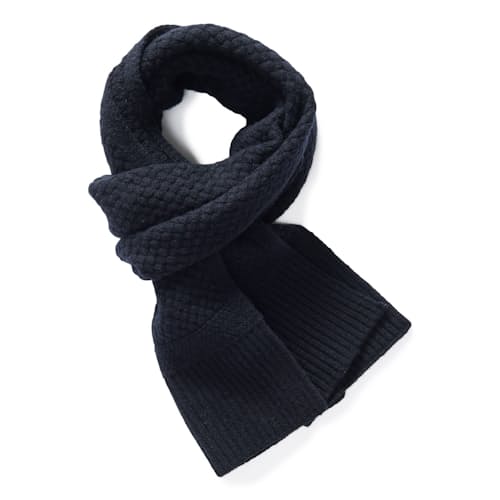 laydown image of The Textured Knit Scarf
