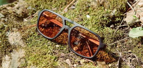 lifestyle image of Glacier Smokey Bear Sunglasses
