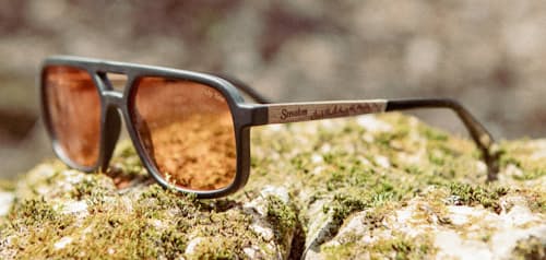 lifestyle image of Glacier Smokey Bear Sunglasses