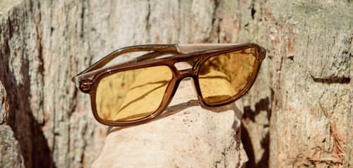 lifestyle image of Glacier Smokey Bear Sunglasses