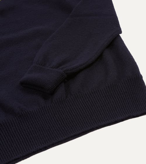 laydown detail image of Merino Wool Knit Polo