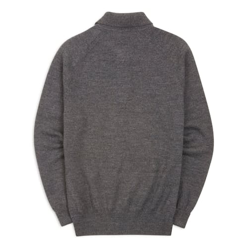 laydown image of Merino Wool Knit Polo